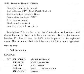 C64 ROM Routine