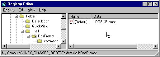 RegEdit View 1